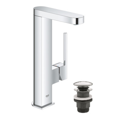 Смеситель однорычажный Grohe Plus для раковины , L-Size с нажимним донним клапаном (23873003) Смеситель однорычажный Grohe Plus для раковины , L-Size с нажимним донним клапаном (23873003)