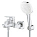 Смеситель однорычажный Grohe Cubeo для ванны (1018140000) Смеситель однорычажный Grohe Cubeo для ванны (1018140000)