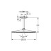 Верхній душ Grohe Rainshower 310 Mono з кронштейном 142 мм, 1 режим струменя (22122kf0) Верхній душ Grohe Rainshower 310 Mono з кронштейном 142 мм, 1 режим струменя (22122kf0)