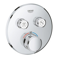 Термостат скрытого монтажа Grohe Grohtherm SmartControl с двумя кнопками управления (29119000)