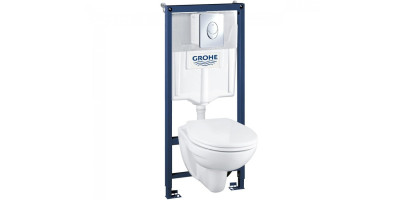 Комплект инсталляции с унитазом GROHE SOLIDO PERFECT 39192000 Комплект инсталляции с унитазом GROHE SOLIDO PERFECT 39192000