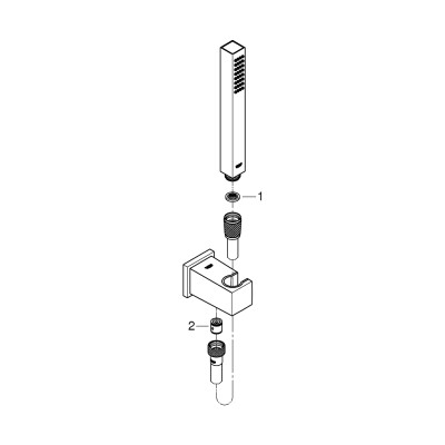 Душевой набор Grohe Euphoria Cube Stick, 1 режим струи (26405000) Душевой набор Grohe Euphoria Cube Stick, 1 режим струи (26405000)