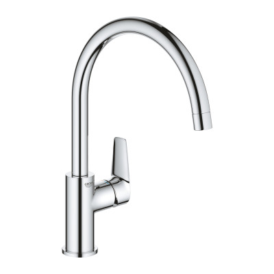 Смеситель однорычажный Grohe BauEdge New для кухни (31233001) Смеситель однорычажный Grohe BauEdge New для кухни (31233001)