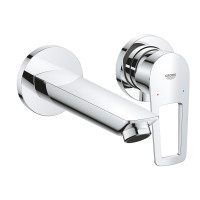 Змішувач для раковини Grohe BauLoop New на 2 отвори, настінний монтаж M-Size (20289001) Змішувач для раковини Grohe BauLoop New на 2 отвори, настінний монтаж M-Size (20289001)