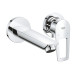Cмеситель для раковины Grohe BauLoop New на 2 отверстия, настенный монтаж M-Size (20289001)
