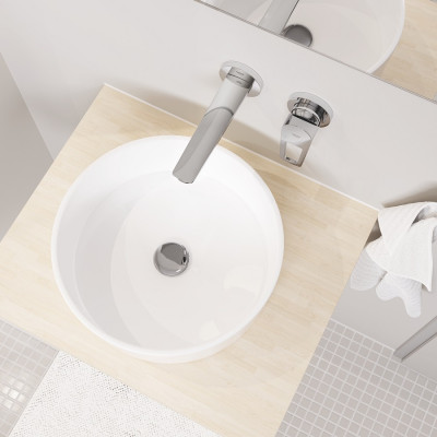 Cмеситель для раковины Grohe BauLoop New на 2 отверстия, настенный монтаж M-Size (20289001) Cмеситель для раковины Grohe BauLoop New на 2 отверстия, настенный монтаж M-Size (20289001)