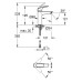 Смеситель однорычажный Grohe Eurosmart New для раковины M-Size (23324003)