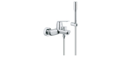 Смеситель однорычажный Grohe Eurosmart Cosmopolitan для ванны с душевым набором (32832000) Смеситель однорычажный Grohe Eurosmart Cosmopolitan для ванны с душевым набором (32832000)