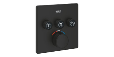 Термостат скрытого монтажа Grohe Grohtherm SmartControl с 3 кнопками управления (102167KF00) Термостат скрытого монтажа Grohe Grohtherm SmartControl с 3 кнопками управления (102167KF00)