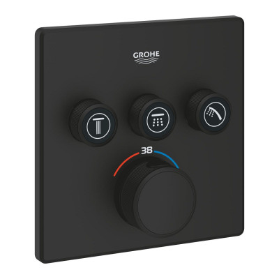 Термостат скрытого монтажа Grohe Grohtherm SmartControl с 3 кнопками управления (102167KF00) Термостат скрытого монтажа Grohe Grohtherm SmartControl с 3 кнопками управления (102167KF00)