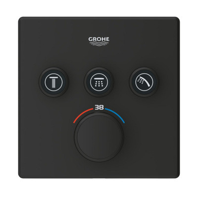 Термостат скрытого монтажа Grohe Grohtherm SmartControl с 3 кнопками управления (102167KF00)