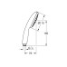 Ручной душ Grohe Tempesta 110, 1 режим струи (27923003)
