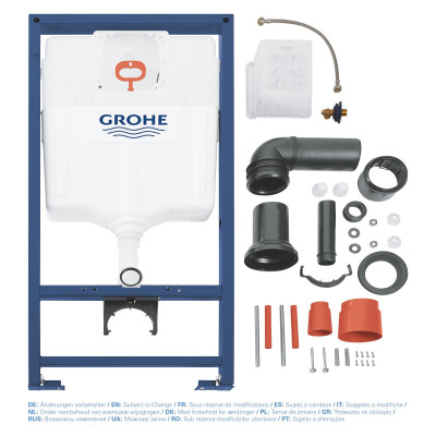 Комплект для унитаза 3-в-1 Grohe Rapid SL, 1.13 м высота установки (38772SH0) Комплект для унитаза 3-в-1 Grohe Rapid SL, 1.13 м высота установки (38772SH0)