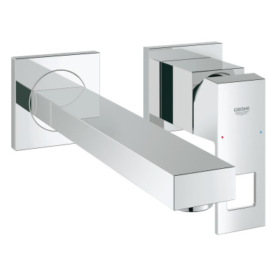 Смеситель для раковины Grohe Eurocube на два отверстия M-Size (23447000) Смеситель для раковины Grohe Eurocube на два отверстия M-Size (23447000)