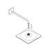 Верхний душ Grohe Rainshower 310 Mono Cube с душевым кронштейном 422 мм, 1 режим струи (26563000) Верхний душ Grohe Rainshower 310 Mono Cube с душевым кронштейном 422 мм, 1 режим струи (26563000)