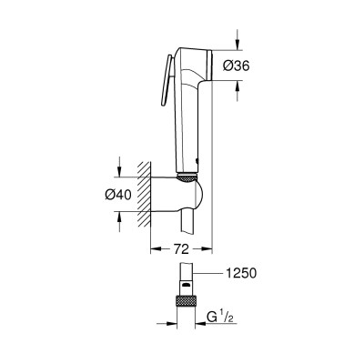 Душевой набор Grohe Tempesta-F Trigger Spray 30 с 1 режимом струи (1025302431) Душевой набор Grohe Tempesta-F Trigger Spray 30 с 1 режимом струи (1025302431)