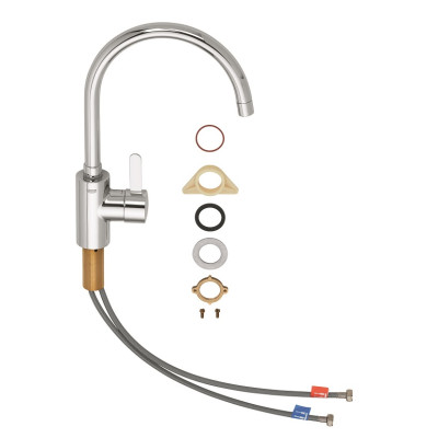 Смеситель однорычажный Grohe Eurosmart Cosmopolitan для мойки (32843002) Смеситель однорычажный Grohe Eurosmart Cosmopolitan для мойки (32843002)