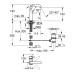 Змішувач одноважільний Grohe Essence для раковини M-Size (24173001)