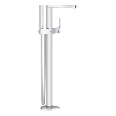 Смеситель однорычажный Grohe Plus для ванны, напольный монтаж (23846003) Смеситель однорычажный Grohe Plus для ванны, напольный монтаж (23846003)