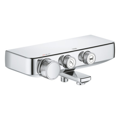 Термостатический смеситель Grohe Grohtherm SmartControl для ванны, настенный монтаж (34718000) Термостатический смеситель Grohe Grohtherm SmartControl для ванны, настенный монтаж (34718000)