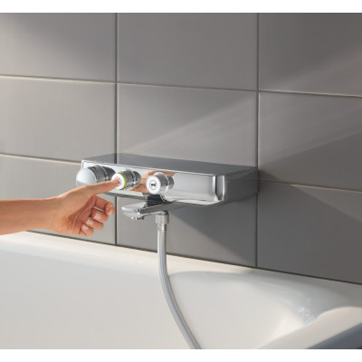 Термостатический смеситель Grohe Grohtherm SmartControl для ванны, настенный монтаж (34718000)