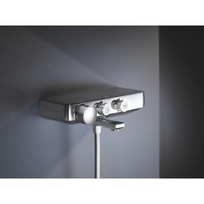 Термостатический смеситель Grohe Grohtherm SmartControl для ванны, настенный монтаж (34718000)