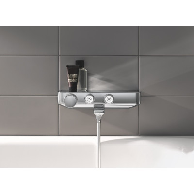 Термостатический смеситель Grohe Grohtherm SmartControl для ванны, настенный монтаж (34718000)