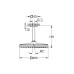 Верхний душ Grohe Tempesta 250 Cube с кронштейном к потолку с WaterSaving (26688000) Верхний душ Grohe Tempesta 250 Cube с кронштейном к потолку с WaterSaving (26688000)