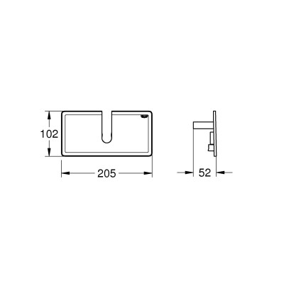 Полочка Grohe EasyReach (26362LN1) Полочка Grohe EasyReach (26362LN1)