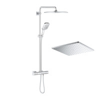 Душова система Grohe Rainshower Smartactive Cube 310 з термостатом для настінного монтажу (26649000) Душова система Grohe Rainshower Smartactive Cube 310 з термостатом для настінного монтажу (26649000)