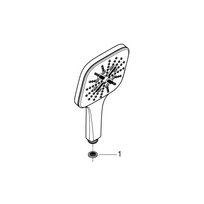 Душова система Grohe Rainshower Smartactive Cube 310 з термостатом для настінного монтажу (26649000) Душова система Grohe Rainshower Smartactive Cube 310 з термостатом для настінного монтажу (26649000)