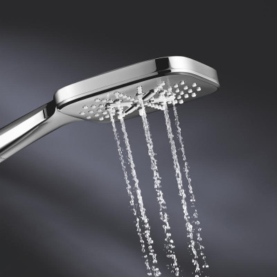 Душова система Grohe Rainshower Smartactive Cube 310 з термостатом для настінного монтажу (26649000) Душова система Grohe Rainshower Smartactive Cube 310 з термостатом для настінного монтажу (26649000)