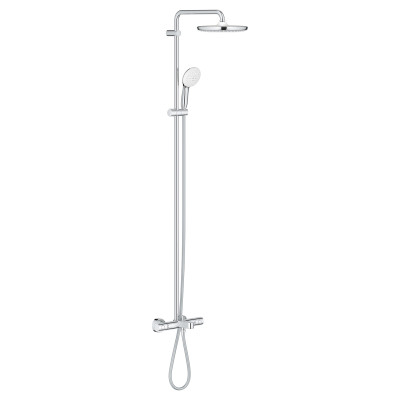 Душевая система настенного монтажа Grohe Tempesta System 250 с термостатом для ванны (26672001) Душевая система настенного монтажа Grohe Tempesta System 250 с термостатом для ванны (26672001)