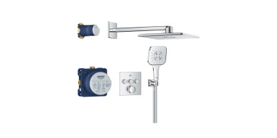 Душевой комплект Grohe Grohtherm SmartControl Rainshower SmartActive 310 Cube (34864000) Душевой комплект Grohe Grohtherm SmartControl Rainshower SmartActive 310 Cube (34864000)