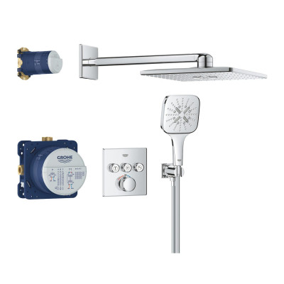 Душевой комплект Grohe Grohtherm SmartControl Rainshower SmartActive 310 Cube (34864000) Душевой комплект Grohe Grohtherm SmartControl Rainshower SmartActive 310 Cube (34864000)