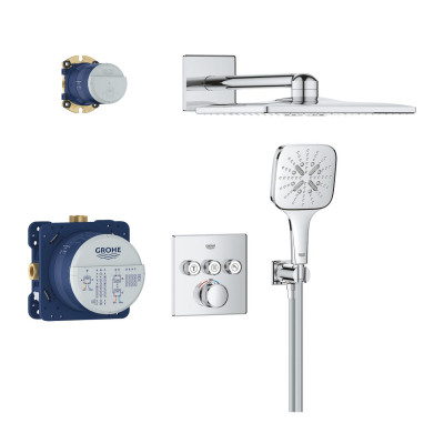 Душевой комплект Grohe Grohtherm SmartControl Rainshower SmartActive 310 Cube (34864000) Душевой комплект Grohe Grohtherm SmartControl Rainshower SmartActive 310 Cube (34864000)