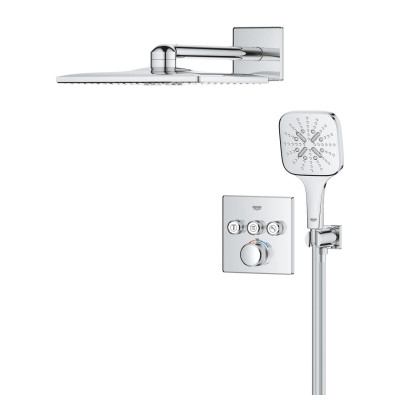 Душевой комплект Grohe Grohtherm SmartControl Rainshower SmartActive 310 Cube (34864000) Душевой комплект Grohe Grohtherm SmartControl Rainshower SmartActive 310 Cube (34864000)