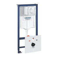 Комплект 4-в-1 для підвісного унітазу Grohe Rapid SL (кнопка Arena Cosmopolitan) (38929000) Комплект 4-в-1 для підвісного унітазу Grohe Rapid SL (кнопка Arena Cosmopolitan) (38929000)