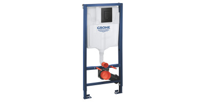 Комплект для унитаза 3-в-1 Grohe Solido, 1.13 м высота установки (кнопка Even Black) (38811KF0) Комплект для унитаза 3-в-1 Grohe Solido, 1.13 м высота установки (кнопка Even Black) (38811KF0)
