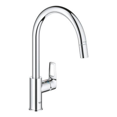 Смеситель однорычажный Grohe BauLoop New для кухни (30543000) Смеситель однорычажный Grohe BauLoop New для кухни (30543000)