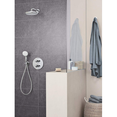 Верхний душ Grohe Tempesta 210 с душевым кронштейном 286 мм, 1 режим струи (26411000) Верхний душ Grohe Tempesta 210 с душевым кронштейном 286 мм, 1 режим струи (26411000)