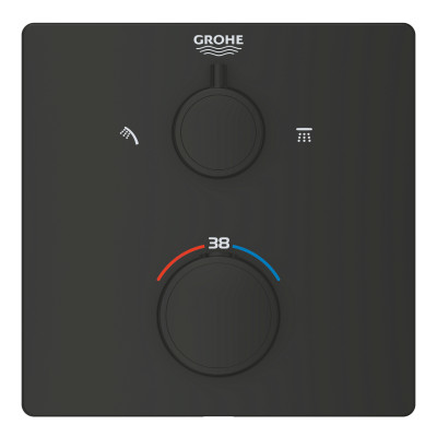 Термостат для душа Grohe Grohtherm с переключателем на 2 положения верхний/ручной душ (1022092430) Термостат для душа Grohe Grohtherm с переключателем на 2 положения верхний/ручной душ (1022092430)