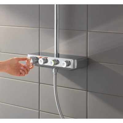 Душова система Grohe Euphoria SmartControl System 310 Cube Duo з термостатом (26508000) Душова система Grohe Euphoria SmartControl System 310 Cube Duo з термостатом (26508000)