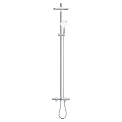 Душевая система Grohe Tempesta System 250 Cube настенного монтажа с термостатом для ванны (26691001) Душевая система Grohe Tempesta System 250 Cube настенного монтажа с термостатом для ванны (26691001)