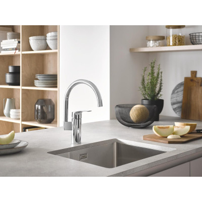 Комплект смесителей Grohe Eurosmart 4 в 1 для ванной и кухни (UA123248M3)