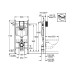 Система инсталляции для унитаза Grohe Rapid SL (1,13 м) с подключениями (38840000) Система инсталляции для унитаза Grohe Rapid SL (1,13 м) с подключениями (38840000)