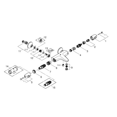 Термостат для ванны Grohe Grohtherm 1000 (34816003) Термостат для ванны Grohe Grohtherm 1000 (34816003)