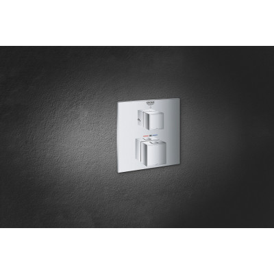 Термостат для душа Grohe Grohtherm Cube с переключателем на 2 положения (24154000)