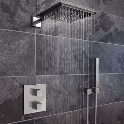 Термостат для душа Grohe Grohtherm Cube с переключателем на 2 положения (24154000)