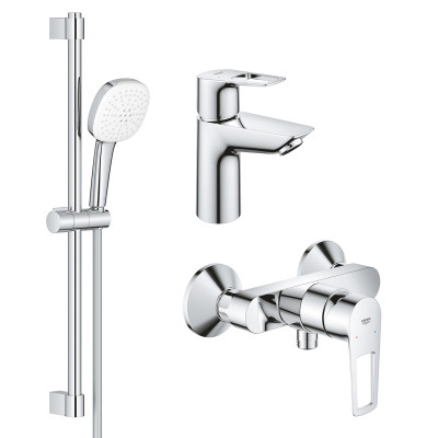Набор смесителей Grohe BauLoop New 3 в 1, для душа (UA123220S1) Набор смесителей Grohe BauLoop New 3 в 1, для душа (UA123220S1)